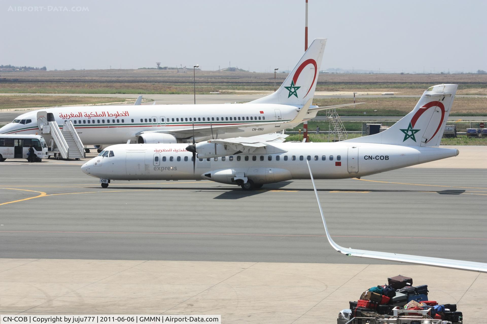 CN-COB, 1995 ATR 72-202 C/N 444, at Casablanca