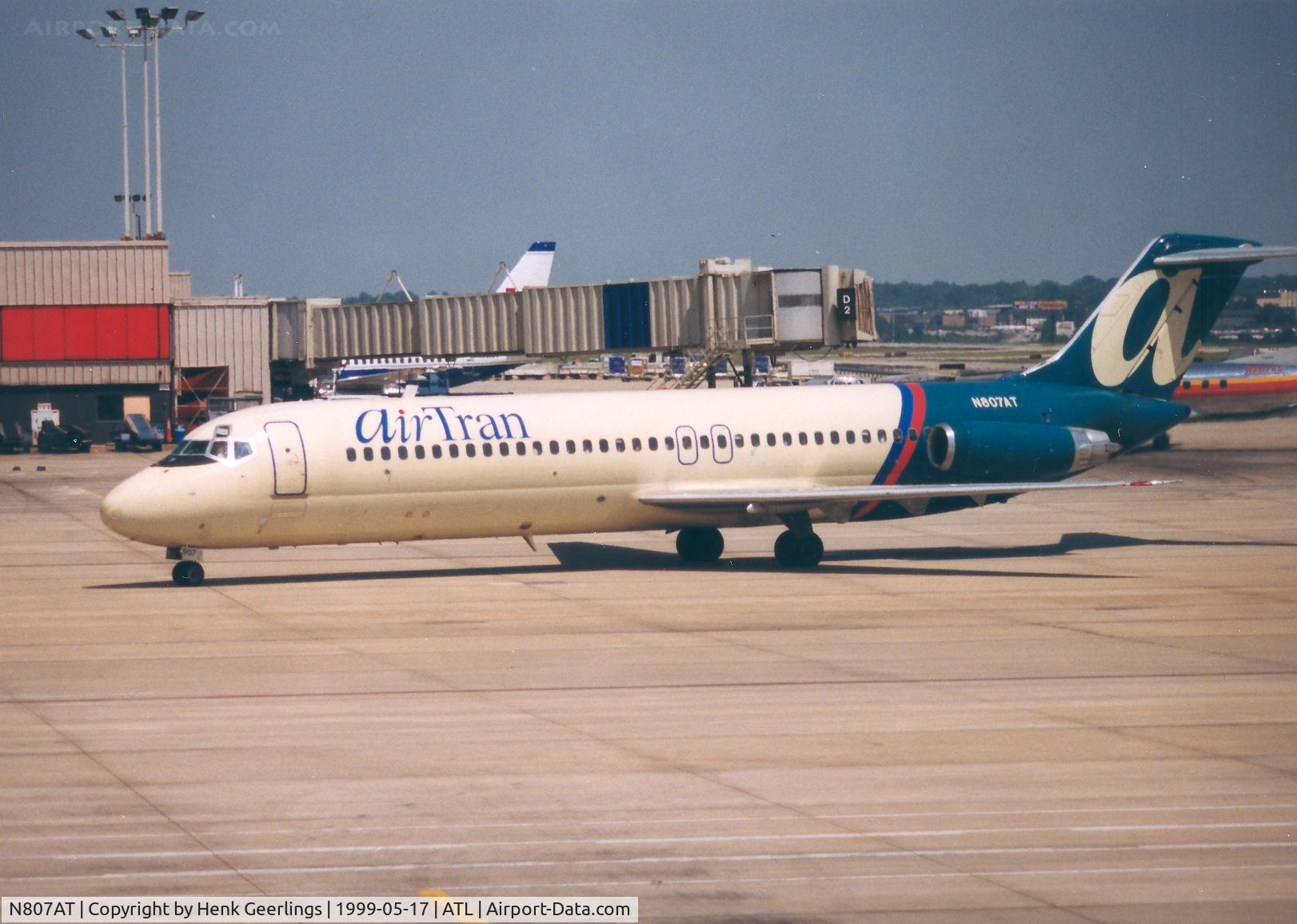 N807AT, 1970 Douglas DC-9-32 C/N 47444, Air Tran
