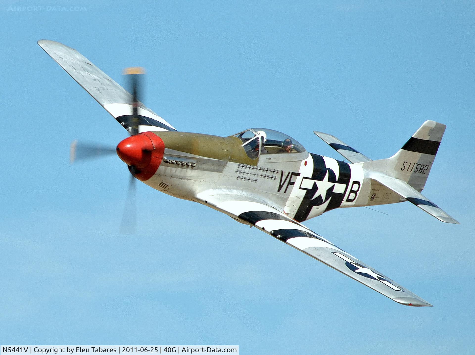 N5441V, 1961 North American F-51D Mustang C/N 45-11582, Taken during High Country Warbirds Fly-In in Valle, Arizona.