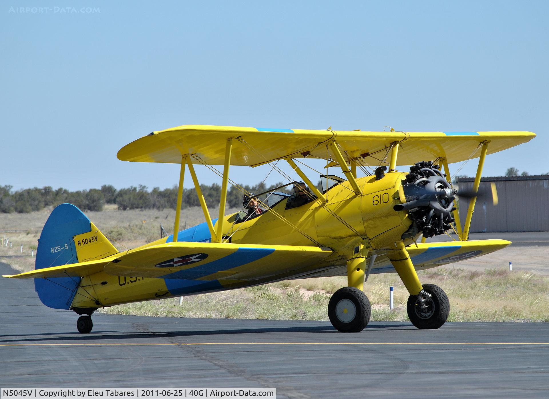N5045V, 1942 Boeing A75N1(PT17) C/N 75-5422, Taken during High Country Warbirds Fly-In in Valle, Arizona.