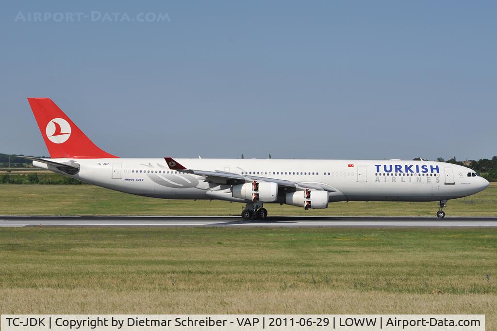 TC-JDK, 1993 Airbus A340-311 C/N 025, Turkish Airlines Airbus 340-300