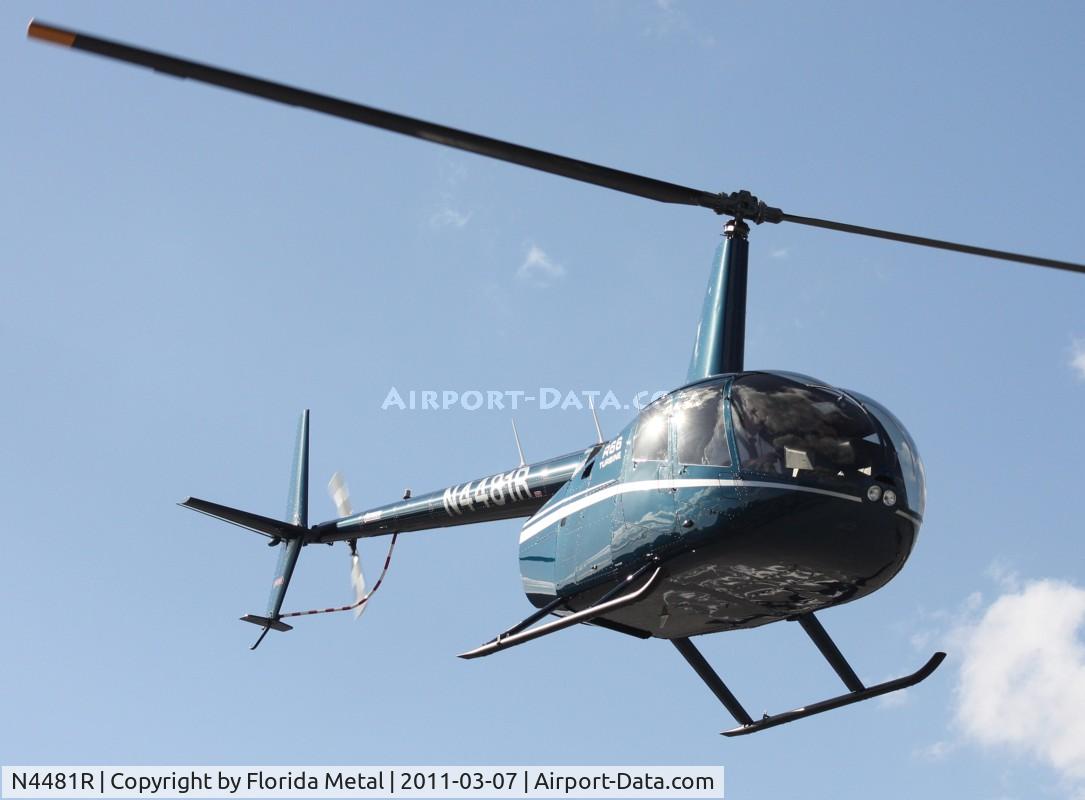 N4481R, Robinson R66 C/N 0025, R66 leaving Heliexpo Orlando