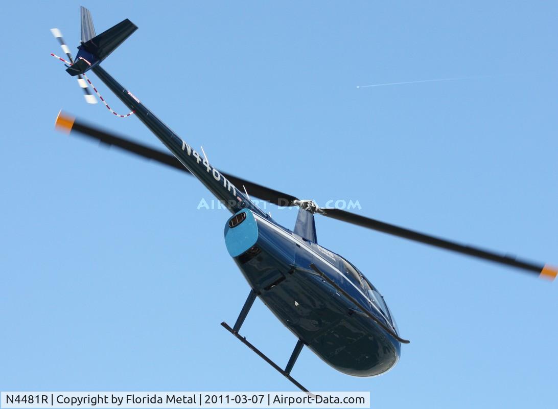 N4481R, Robinson R66 C/N 0025, R66 leaving Heliexpo Orlando