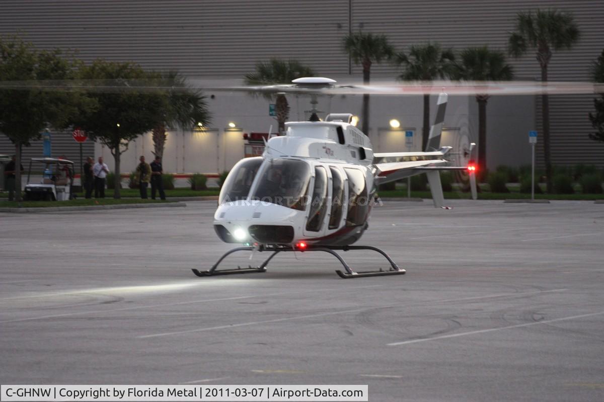 C-GHNW, 2010 Bell 407 C/N 54300, Bell 407 leaving Heliexpo Orlando