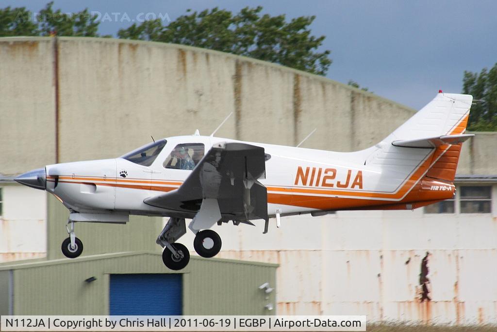 N112JA, 1977 Rockwell International 112TCA Commander C/N 13182, visitor to the Cotswold Airshow