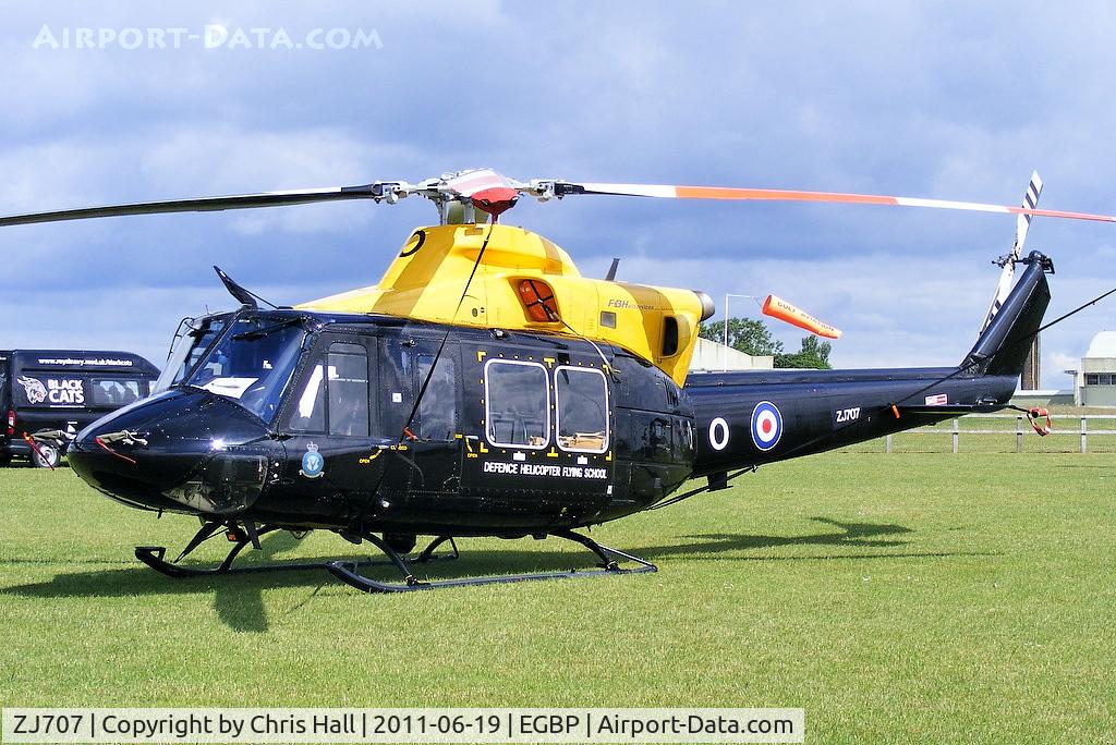 ZJ707, 2002 Bell 412EP Griffin HT1 C/N 36297, Defence Helicopter Flying School	Griffin on static display at the Cotswold Airshow