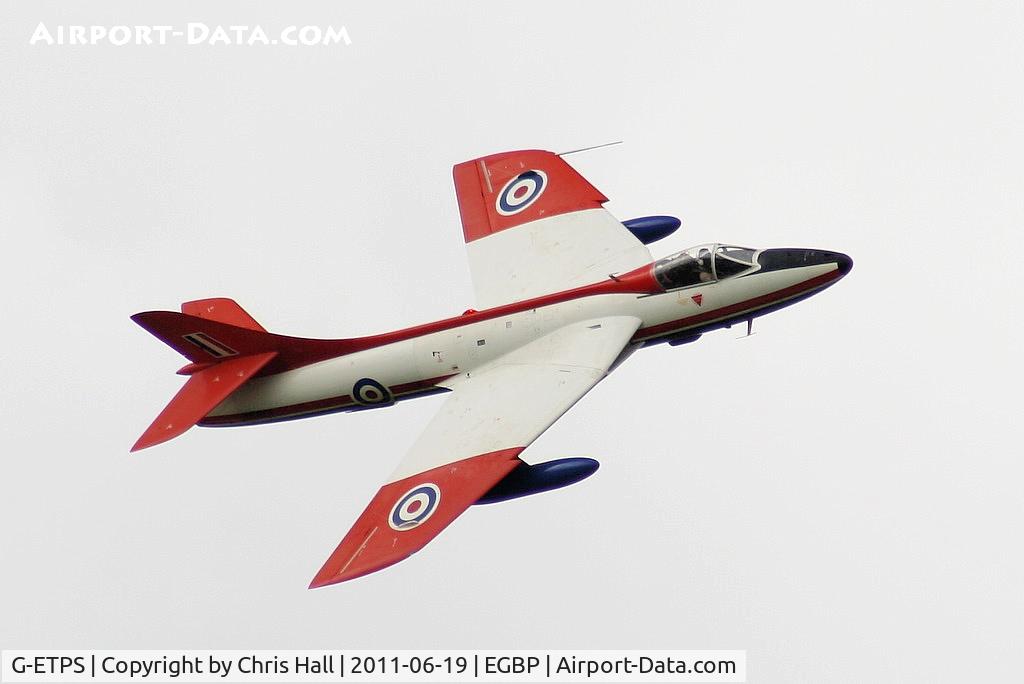G-ETPS, 1956 Hawker Hunter FGA.9 C/N 41H/679959, displaying at the Cotswold Airshow