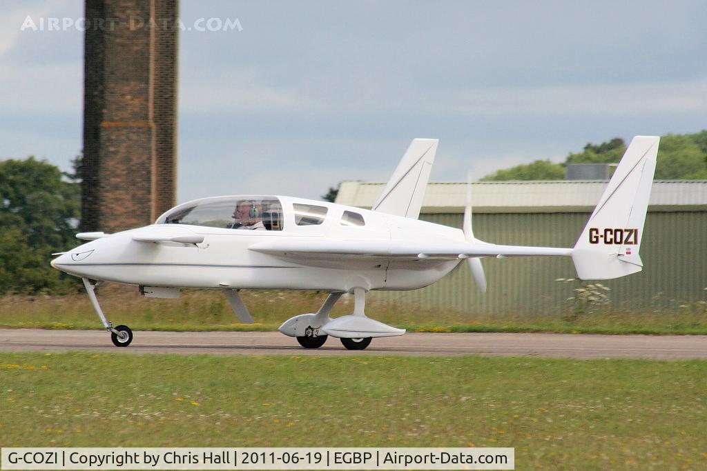 G-COZI, 1993 Co-Z Cozy Mark III C/N PFA 159-12162, visitor to the Cotswold Airshow