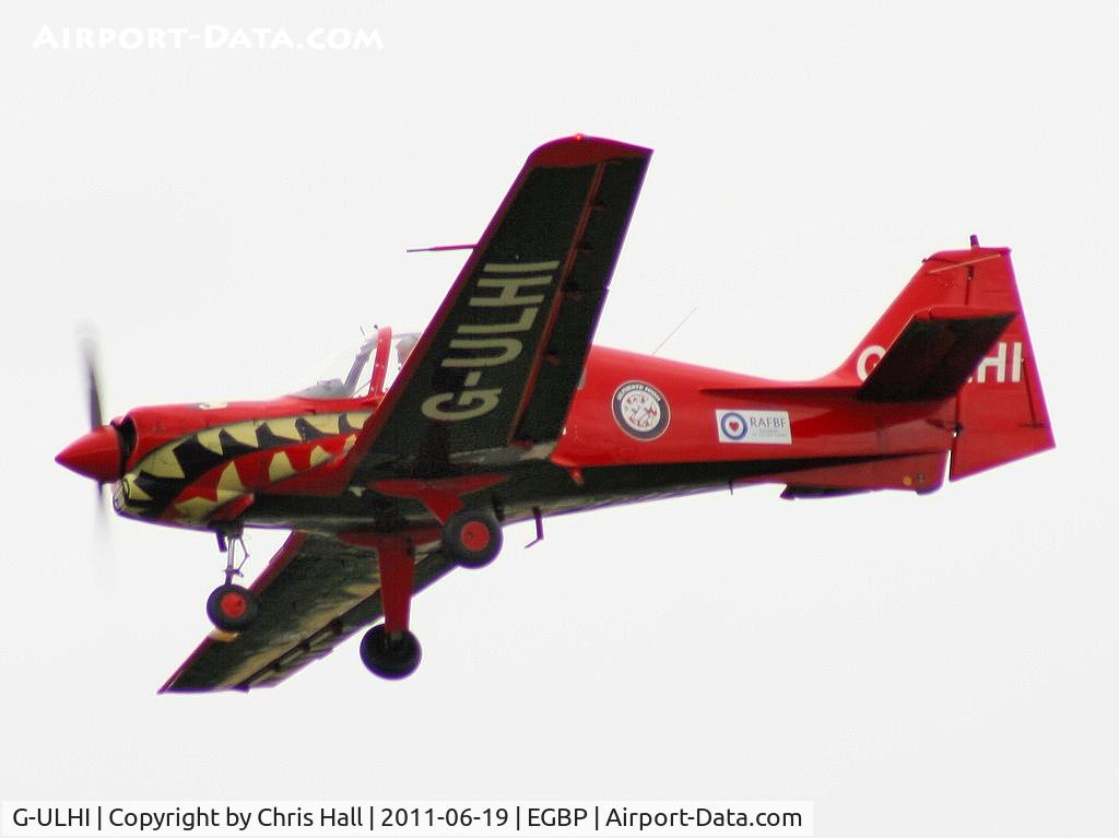 G-ULHI, 1972 Scottish Aviation Bulldog Series 100 Model 104 C/N BH100/148, Power Aerobatics Ltd Bulldog displaying at the Cotswold Airshow