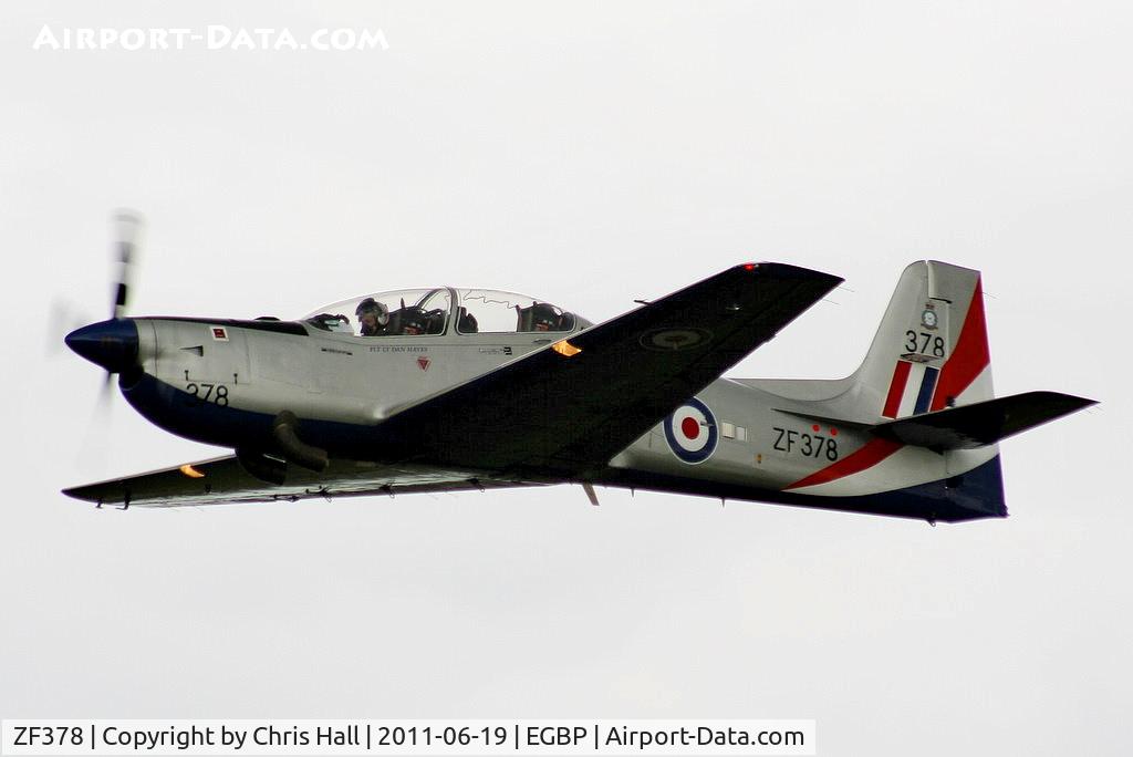 ZF378, 1992 Short S-312 Tucano T1 C/N S121/T92, 2011 Display solo display Tucano at the Cotswold Airshow