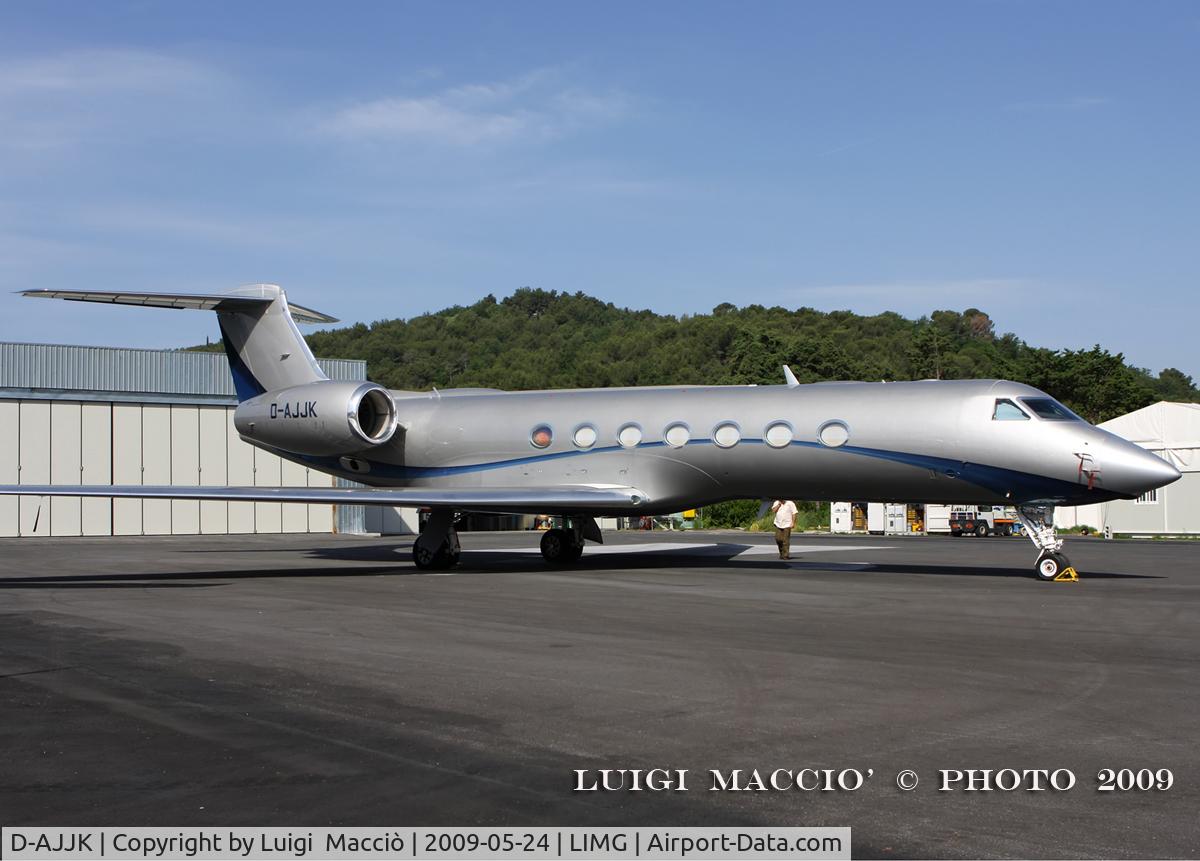 D-AJJK, 2008 Gulfstream Aerospace GV-SP (G550) C/N 5191, LIMG  -  Villanova d'Albenga  -  Italy