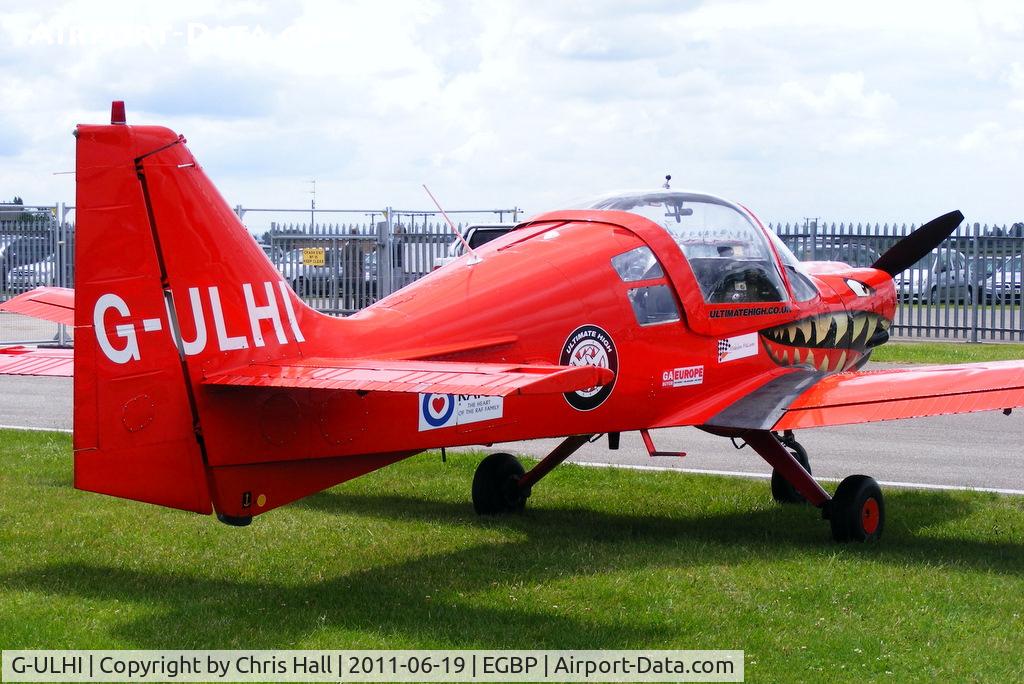 G-ULHI, 1972 Scottish Aviation Bulldog Series 100 Model 104 C/N BH100/148, Power Aerobatics Ltd Bulldog prior to its display at the Cotswold Airshow