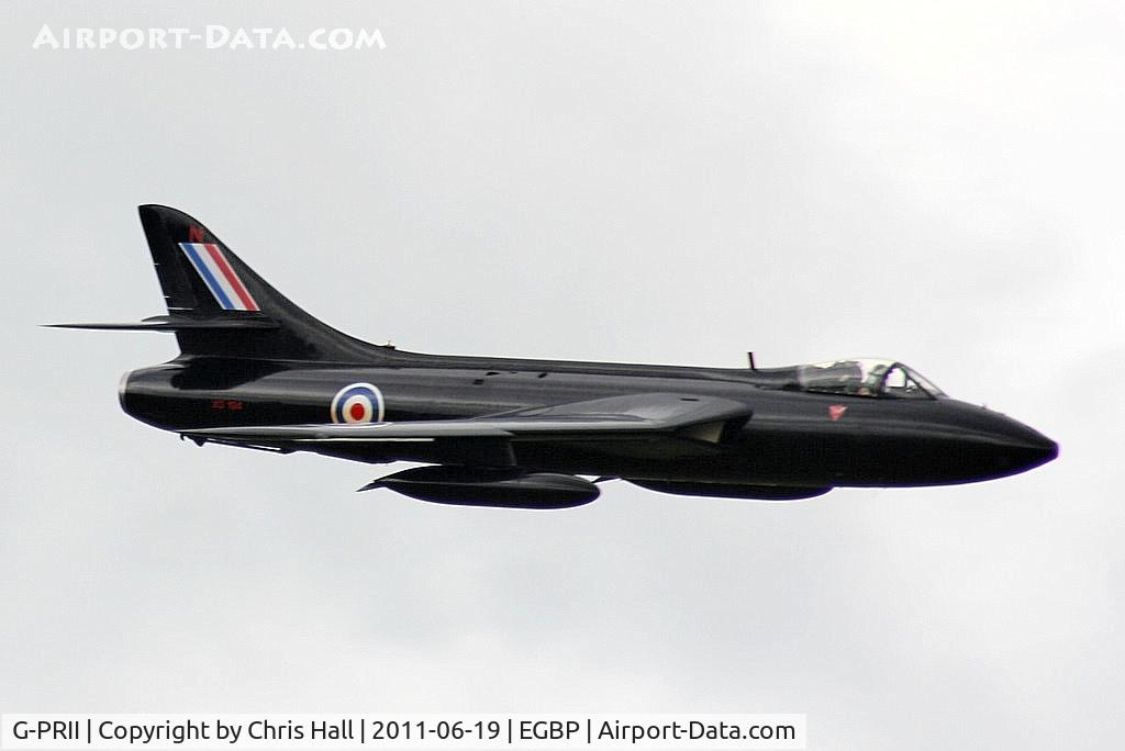 G-PRII, 1955 Hawker Hunter PR.11 C/N 41H-670690, displaying at the Cotswold Airshow