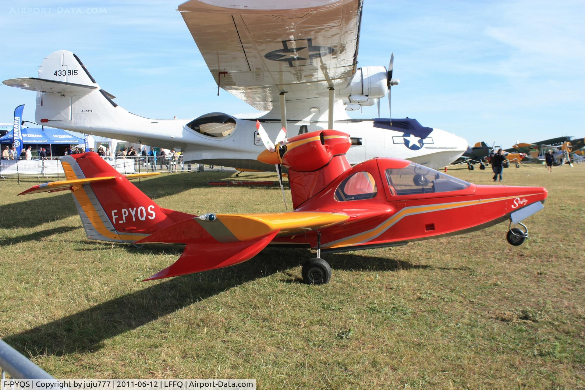 F-PYQS, Lendepergt LP 01 C/N 01, on display at La Ferté Alais