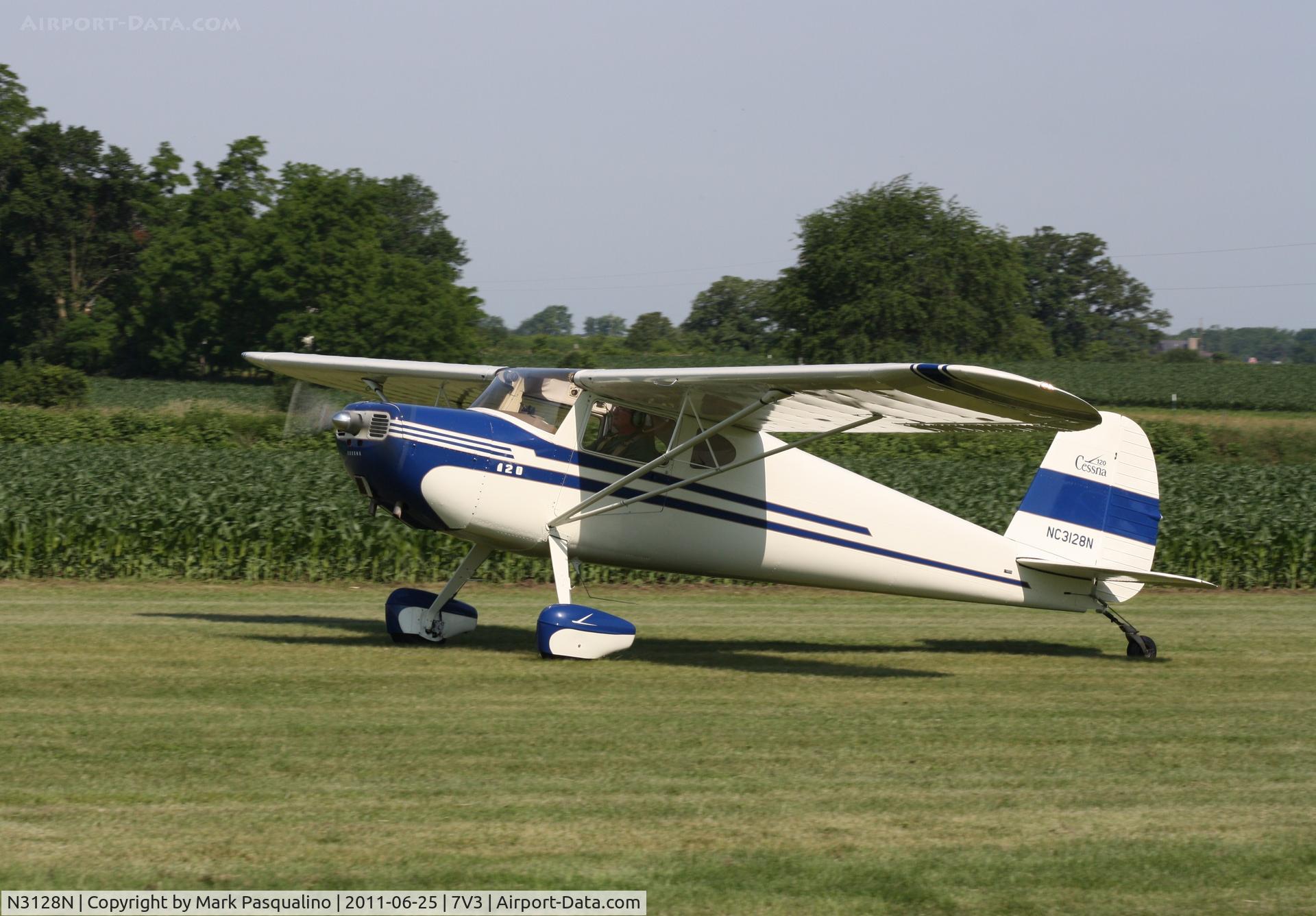 N3128N, 1947 Cessna 120 C/N 13386, Cessna 120