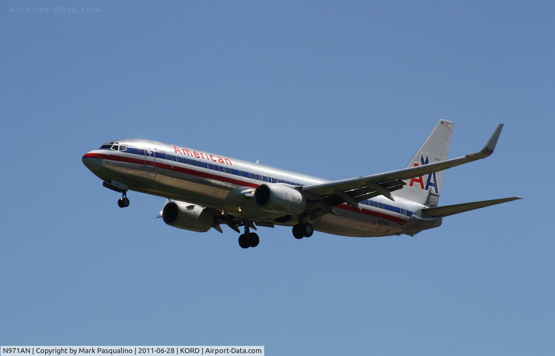 N971AN, 2001 Boeing 737-823 C/N 29547, Boeing 737-800