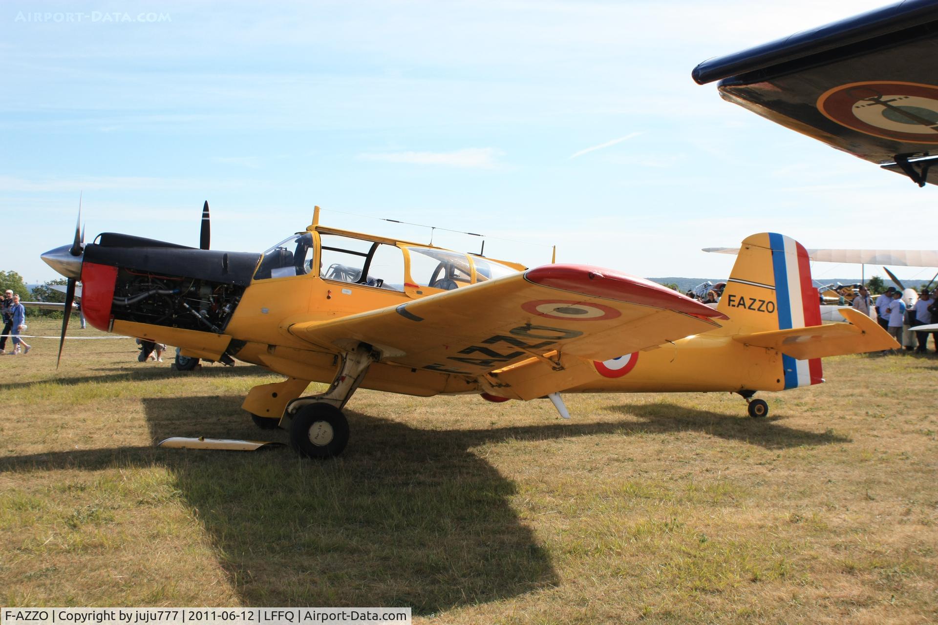 F-AZZO, Morane-Saulnier MS-733 Alcyon C/N 108, on display at La Ferté Alais