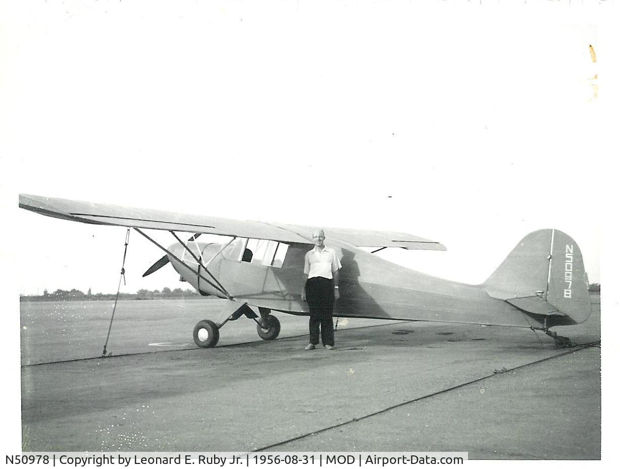 N50978, 1944 Taylorcraft DCO-65 C/N 5904, 1944 L-2M in postwar trim ca. 1956