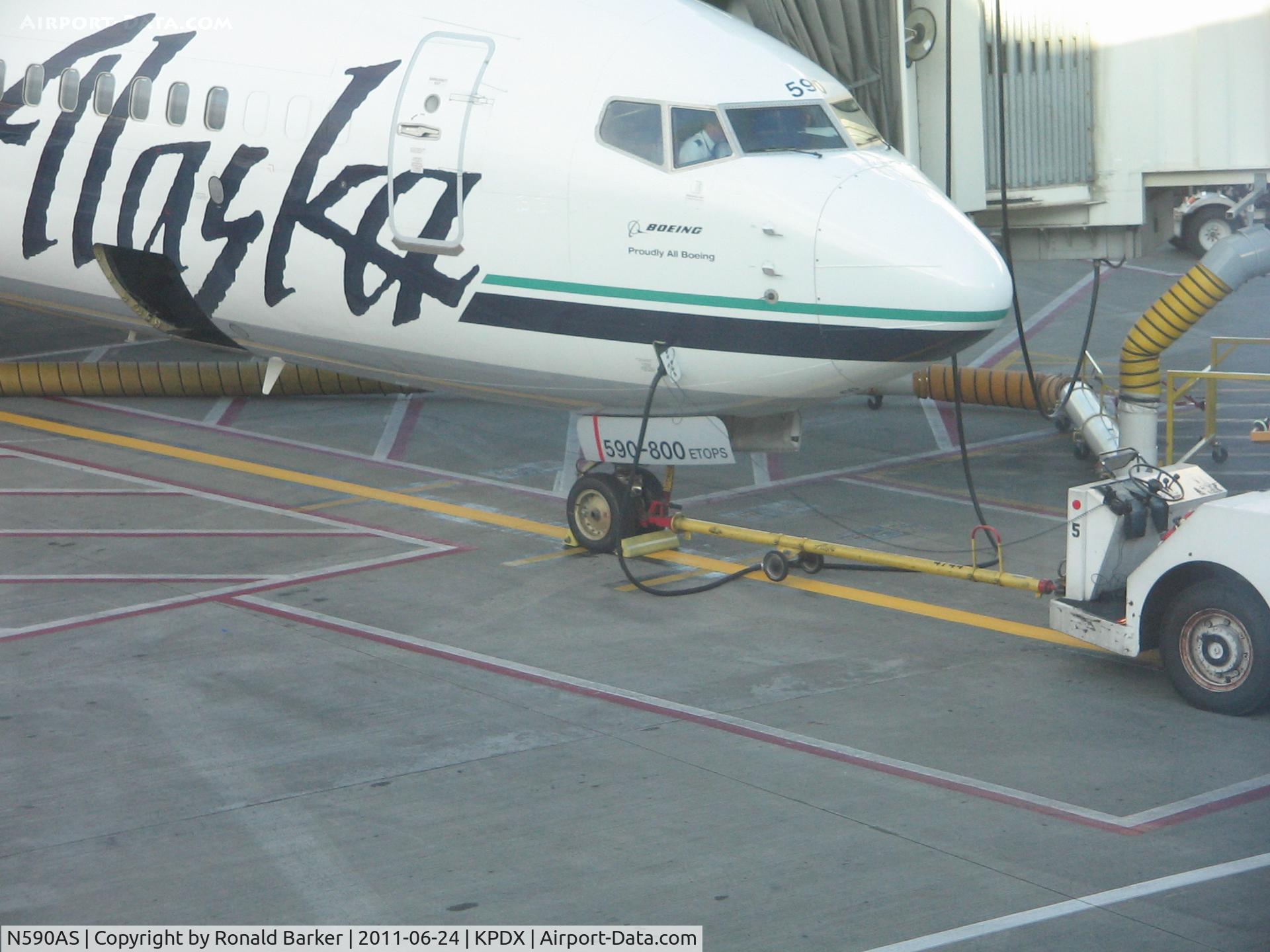 N590AS, 2008 Boeing 737-890 C/N 35687, Portland