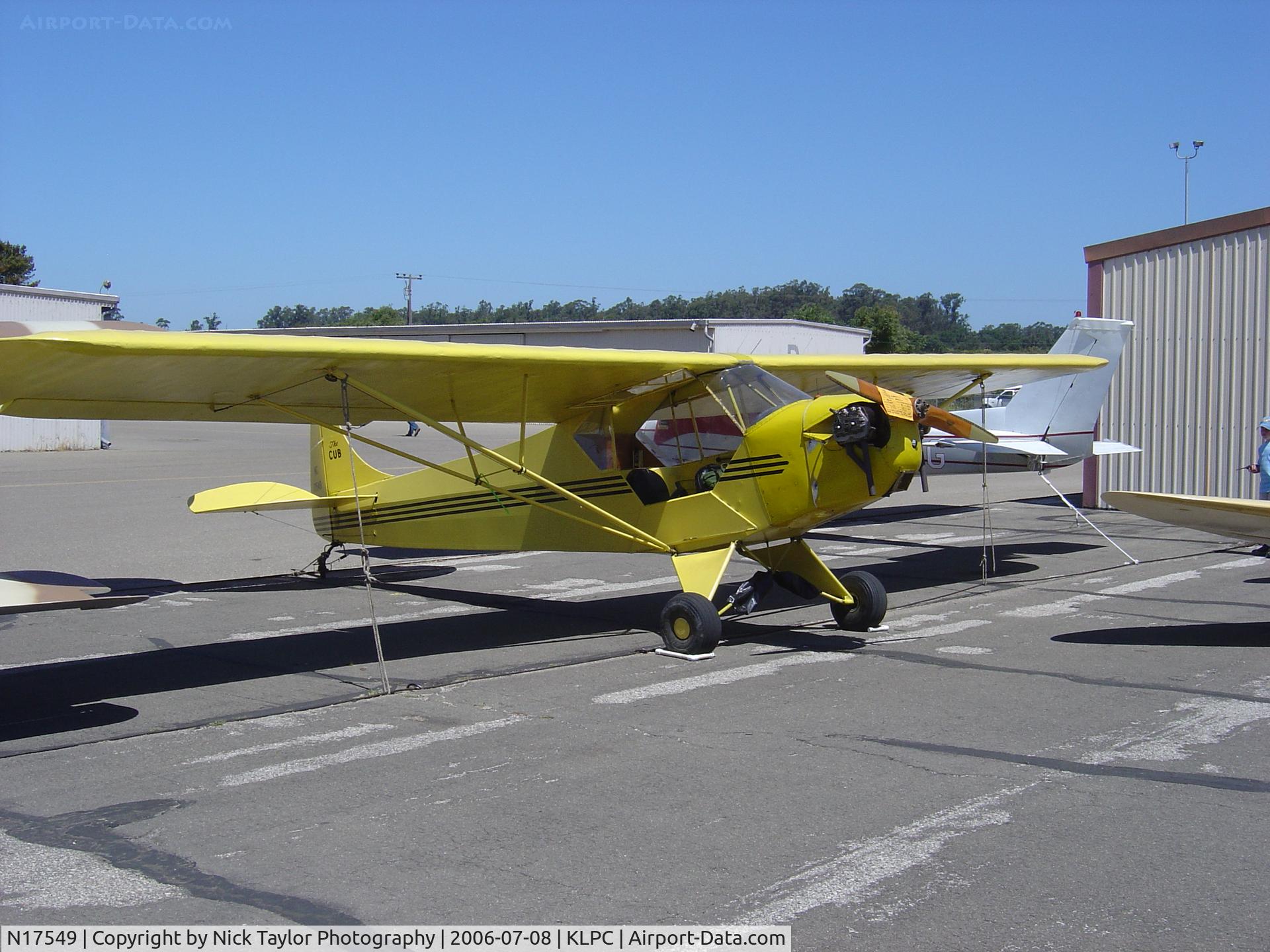 N17549, 1936 Piper J-2 C/N 1049, On display at the Lompoc Piper Cub Fly in
