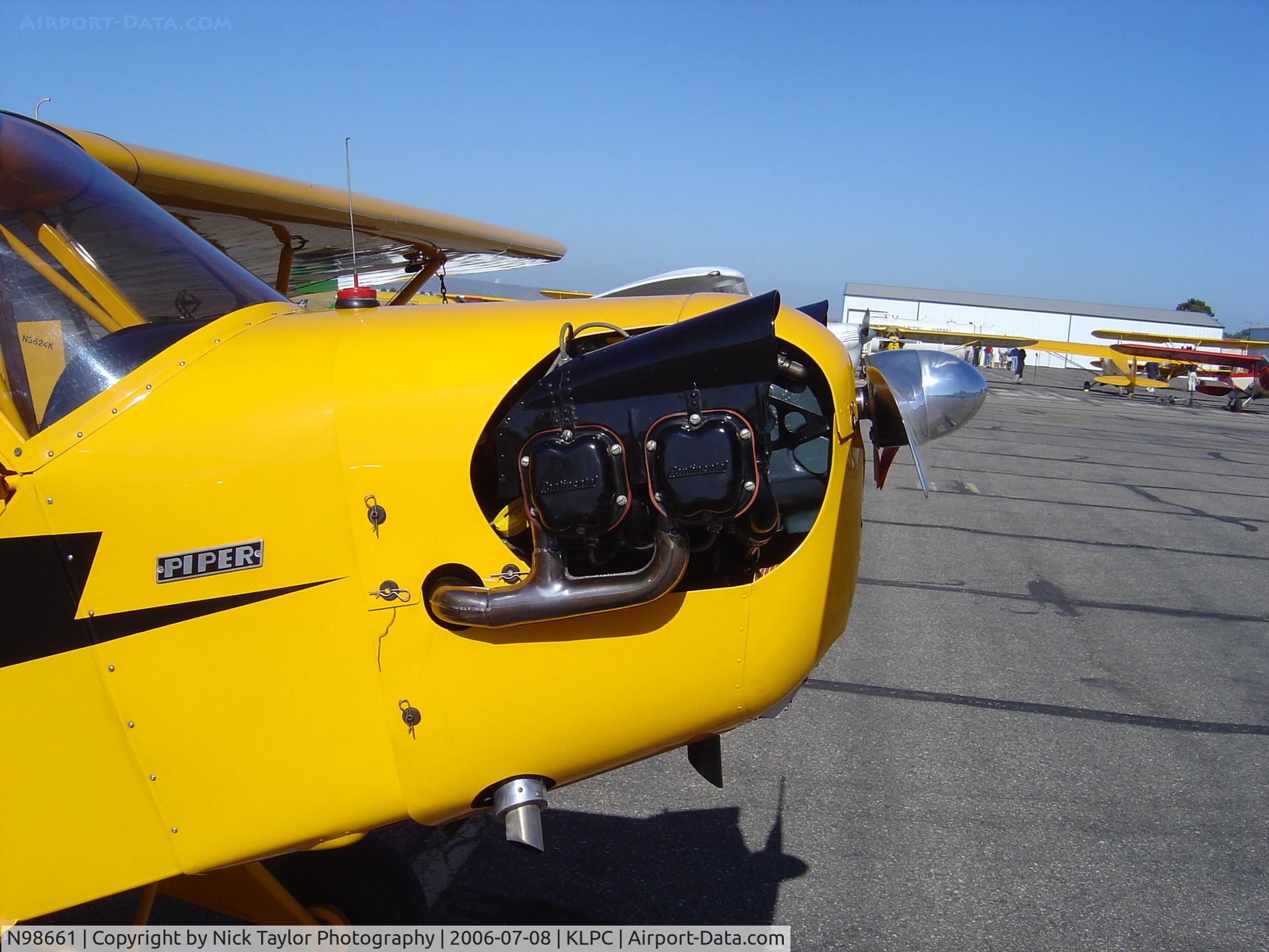 N98661, 1946 Piper J3C-65 Cub Cub C/N 18890, On display at the Lompoc Piper Cub Fly in
