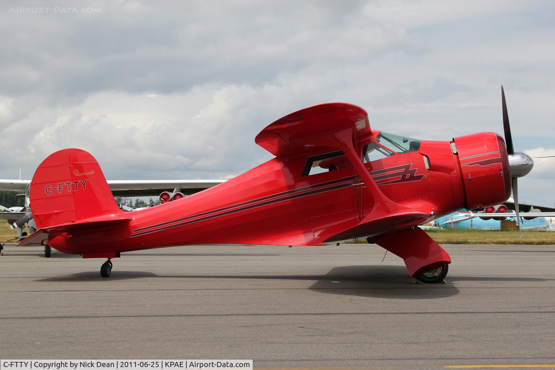 C-FTTY, 1941 Beech D17S Staggerwing C/N 419, KPAE/PAE