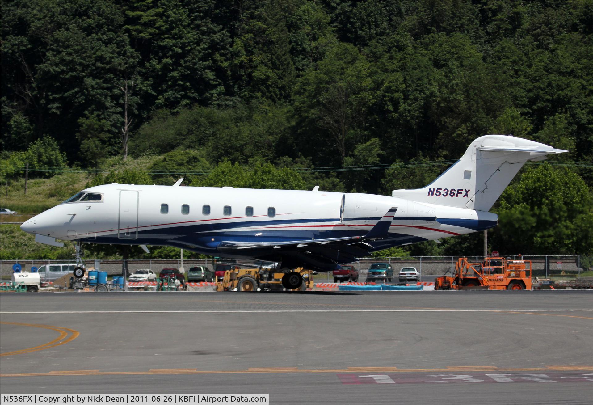 N536FX, 2007 Bombardier Challenger 300 (BD-100-1A10) C/N 20171, KBFI/BFI
