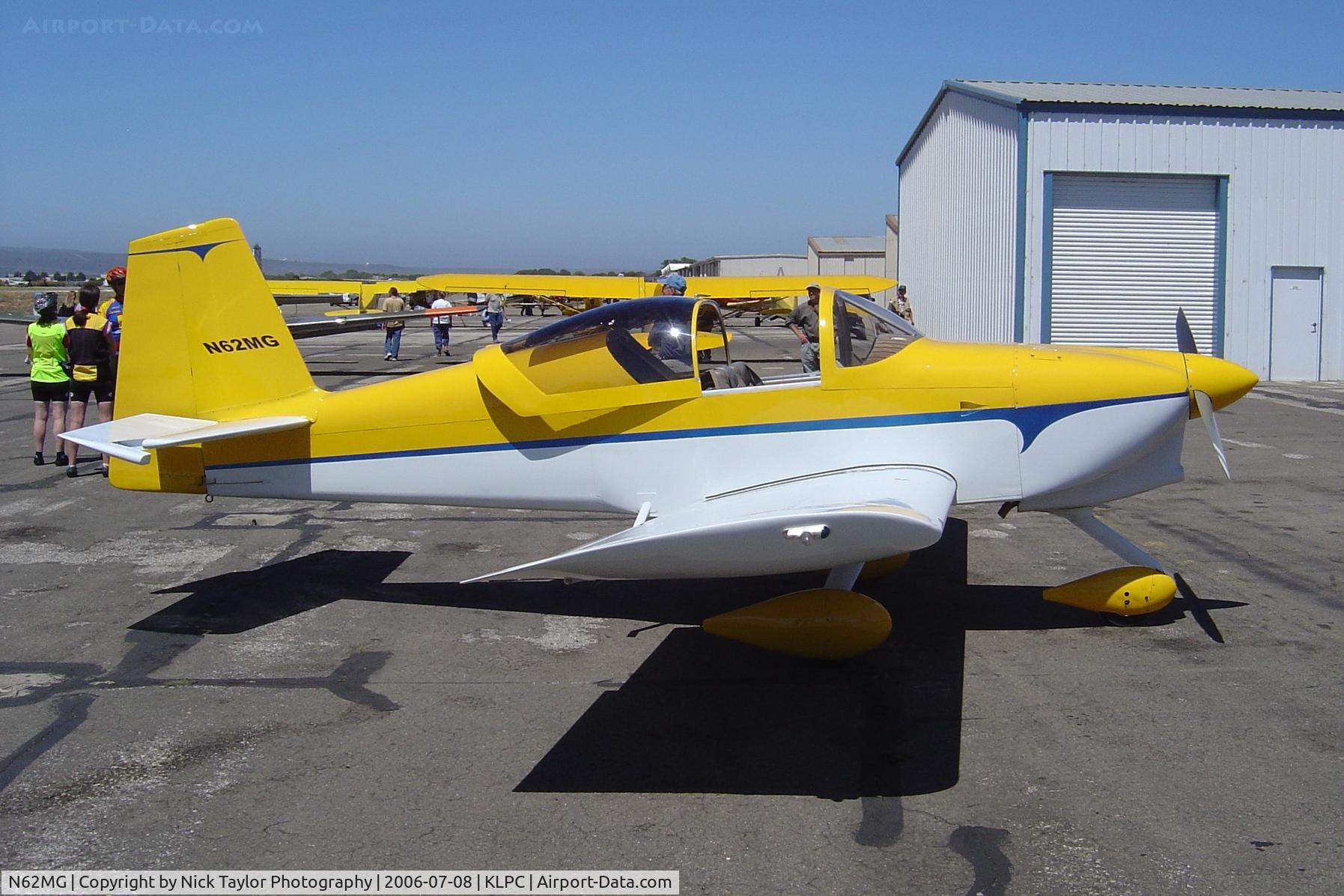 N62MG, 2001 Vans RV-6A C/N 60517, On display at the Lompoc Piper Cub Fly in