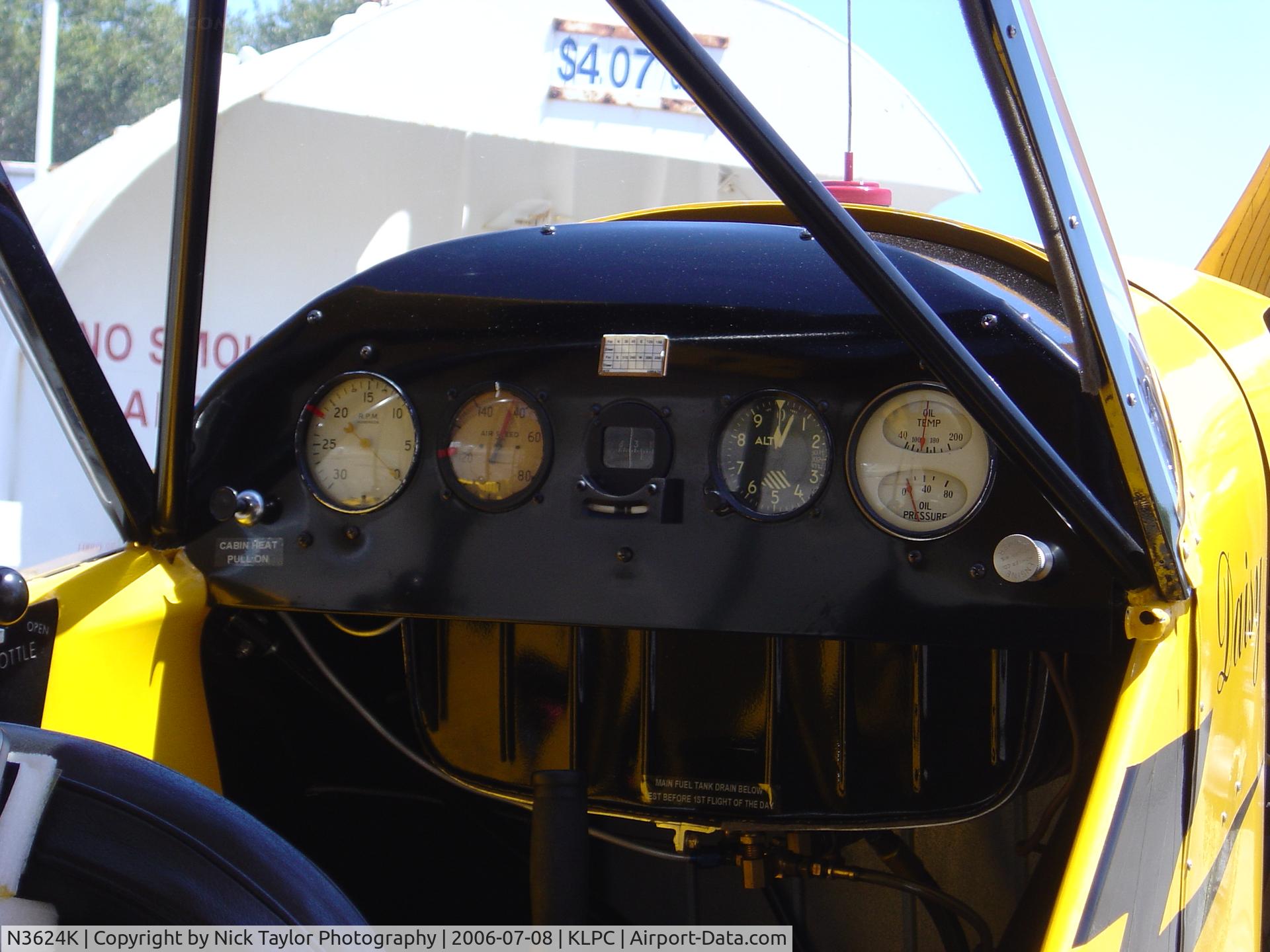 N3624K, 1946 Piper J3C-65 Cub C/N 22317, On display at the Lompoc Piper Cub Fly in