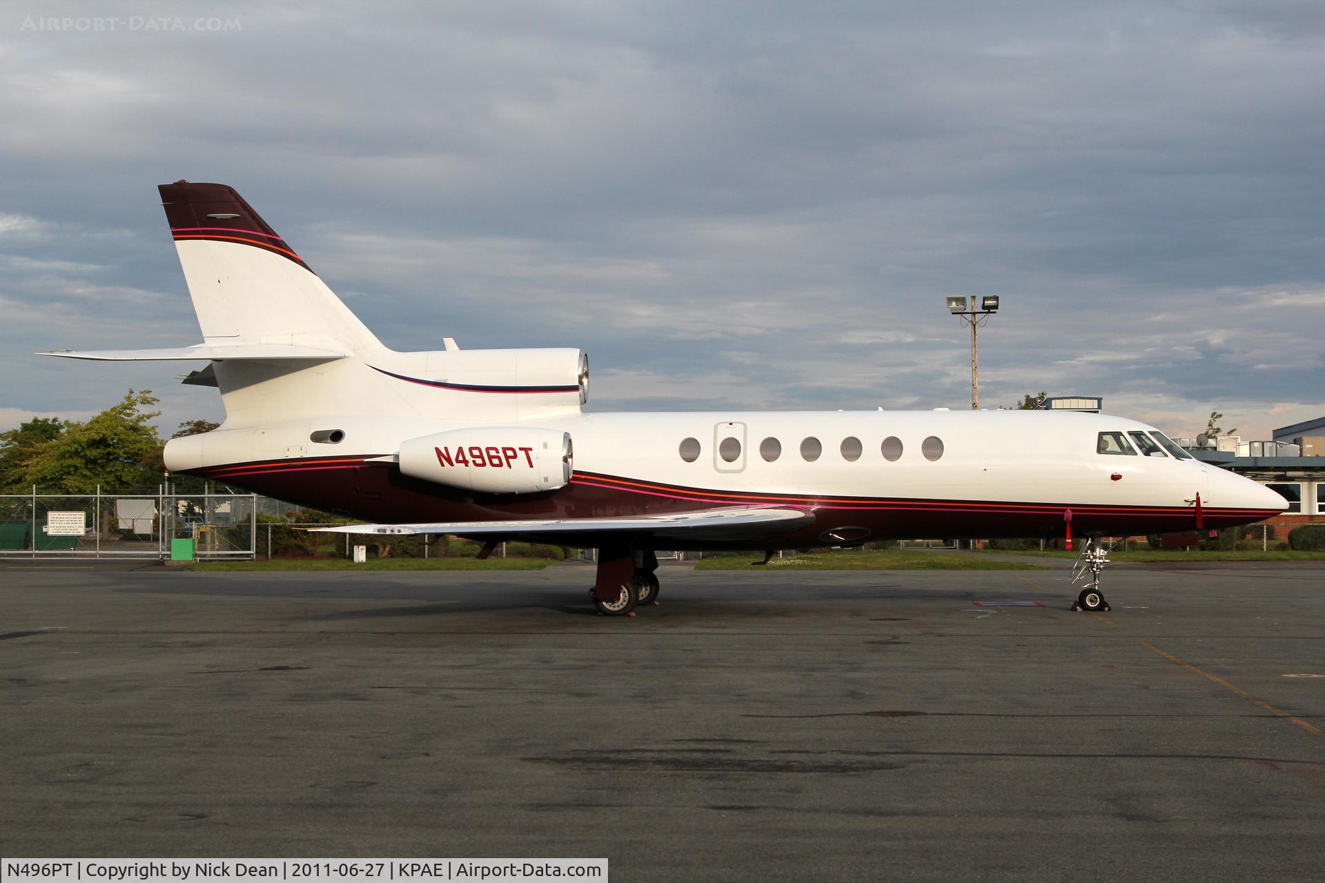 N496PT, 1981 Dassault-Breguet Falcon 50 C/N 64, KPAE/PAE