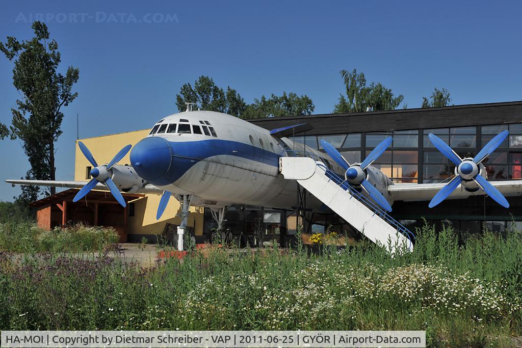 HA-MOI, Ilyushin Il-18D C/N 187010002, ex Malev Ilyushin 18