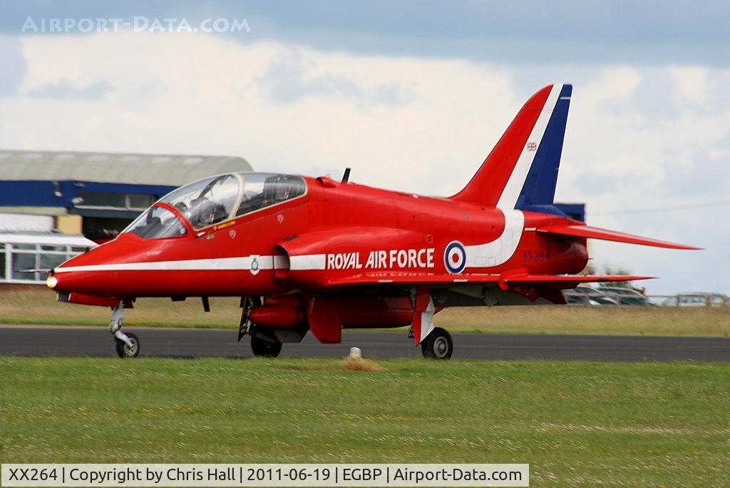 XX264, 1978 Hawker Siddeley Hawk T.1A C/N 100/312100, prior to its display at the Cotswold Airshow