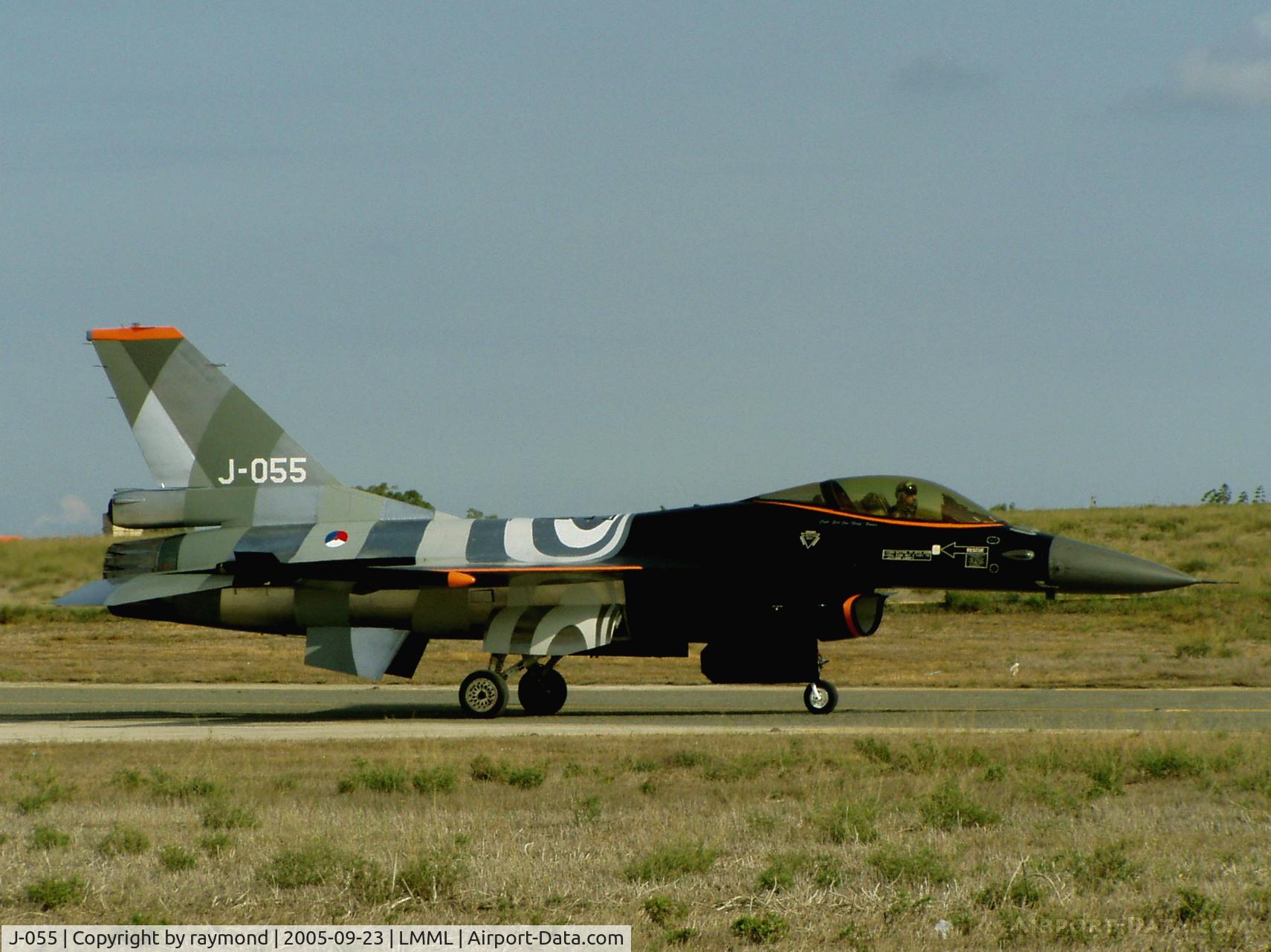 J-055, Fokker F-16AM Fighting Falcon C/N 6D-138, F-16 J-055 RNLAF