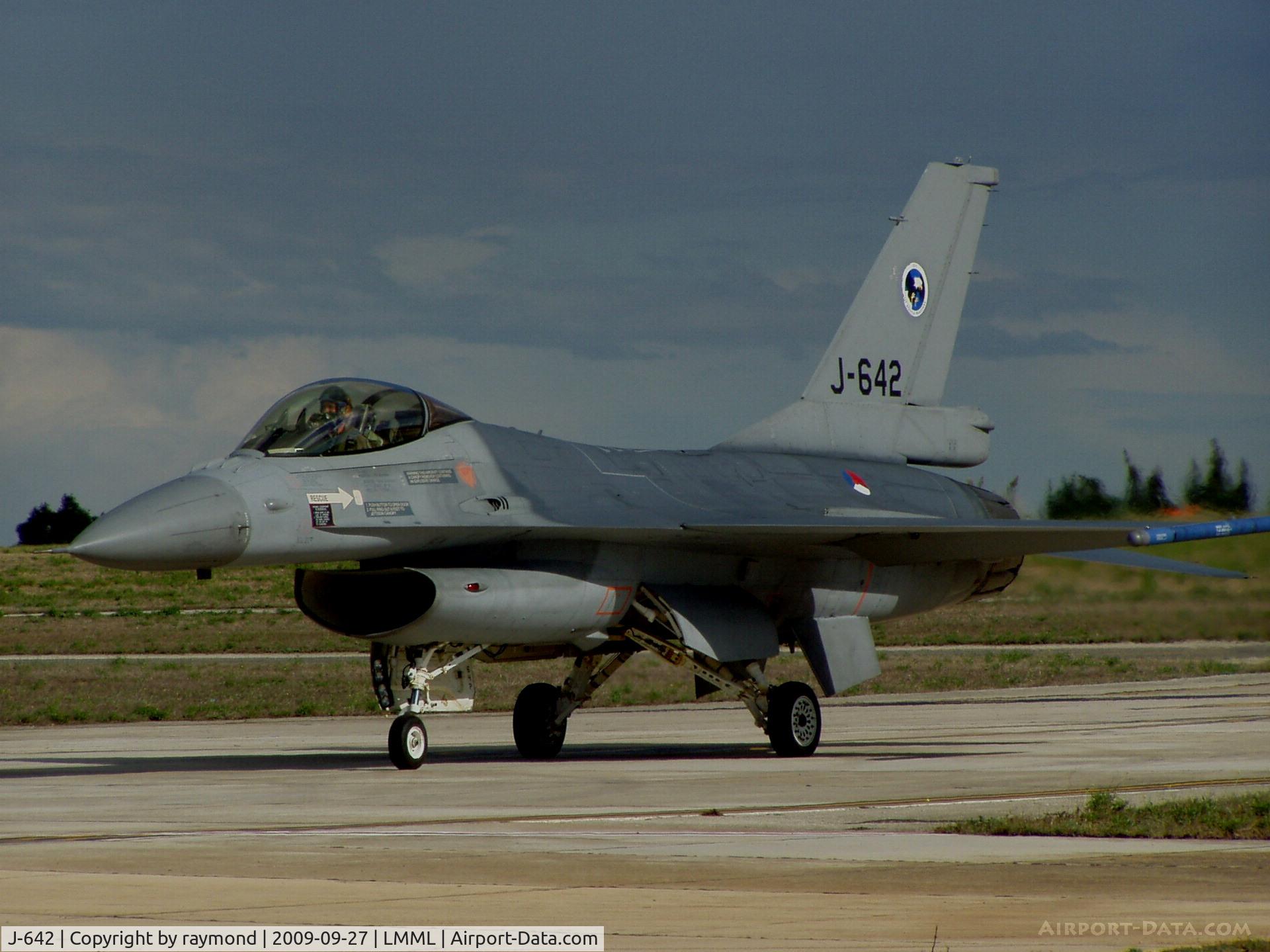 J-642, Fokker F-16AM Fighting Falcon C/N 6D-74, F-16 J-642 RNLAF