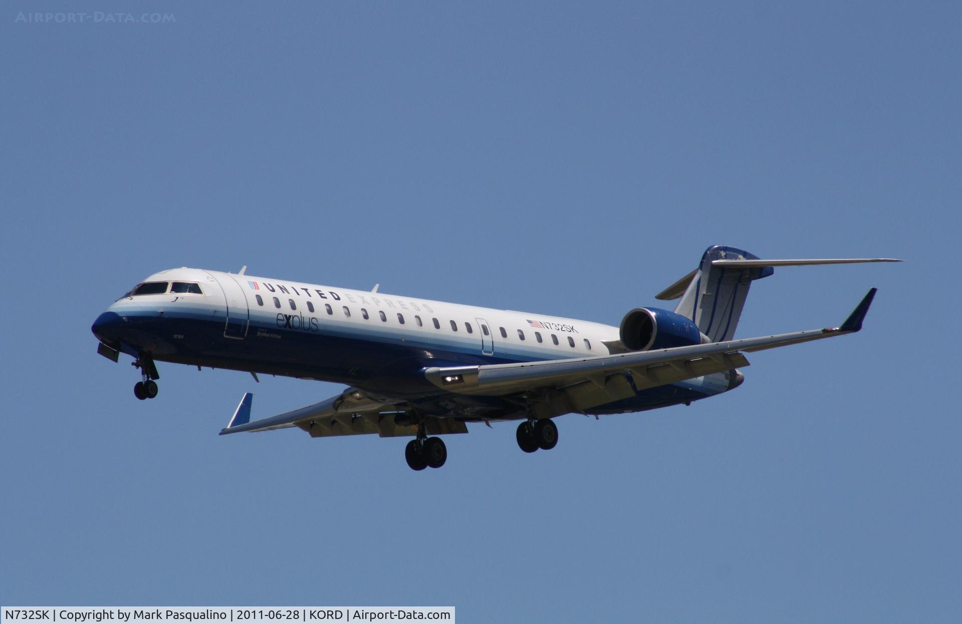 N732SK, 2005 Bombardier CRJ-700 (CL-600-2C10) Regional Jet C/N 10194, CL-600-2C10