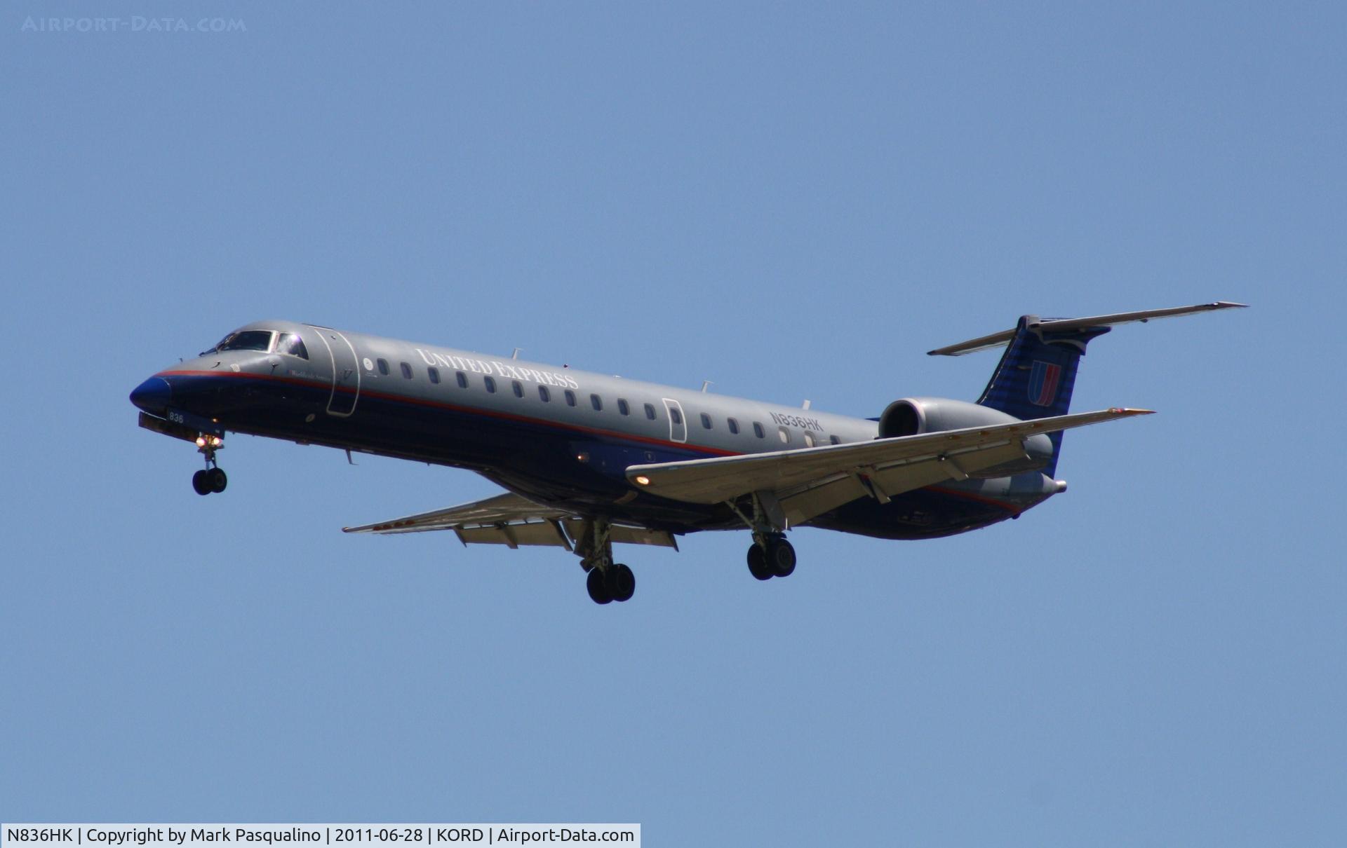 N836HK, 2003 Embraer ERJ-145LR (EMB-145LR) C/N 145695, EMB-145LR