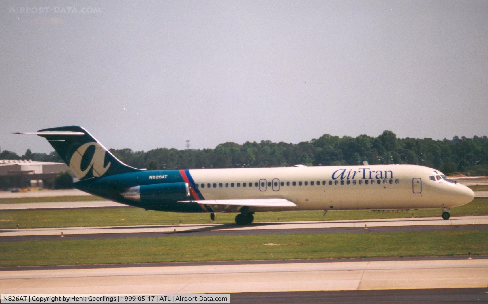 N826AT, 1969 Douglas DC-9-32 C/N 47359, Air Tran