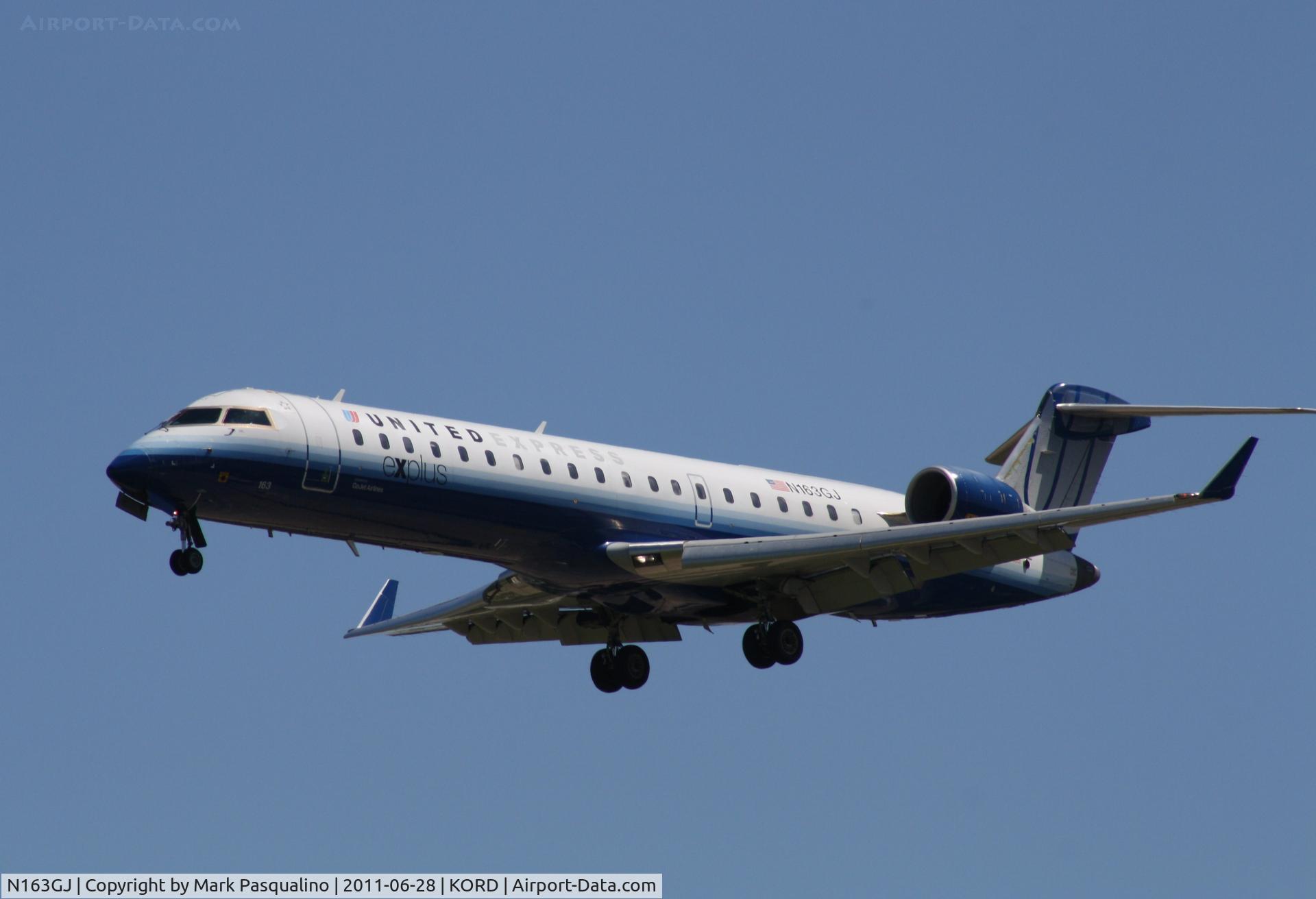 N163GJ, 2006 Bombardier CRJ-702 (CL-600-2C10) Regional Jet C/N 10255, CL-600-2C10