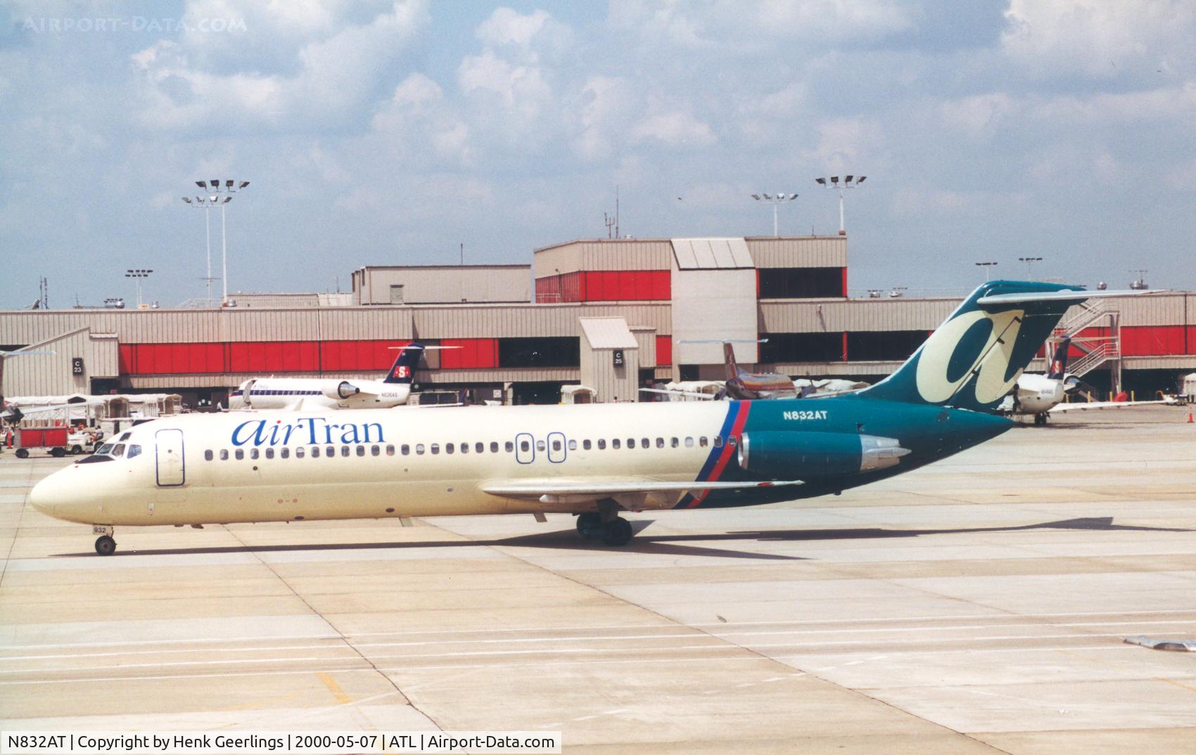 N832AT, 1965 Douglas DC-9-32 C/N 47451, Air Tran