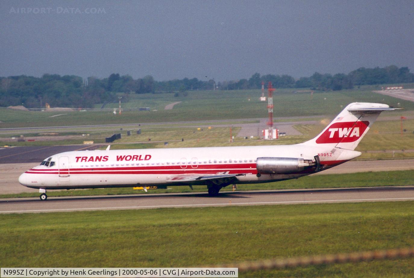 N995Z, 1967 Douglas DC-9-32 C/N 47027, TWA - Trans World