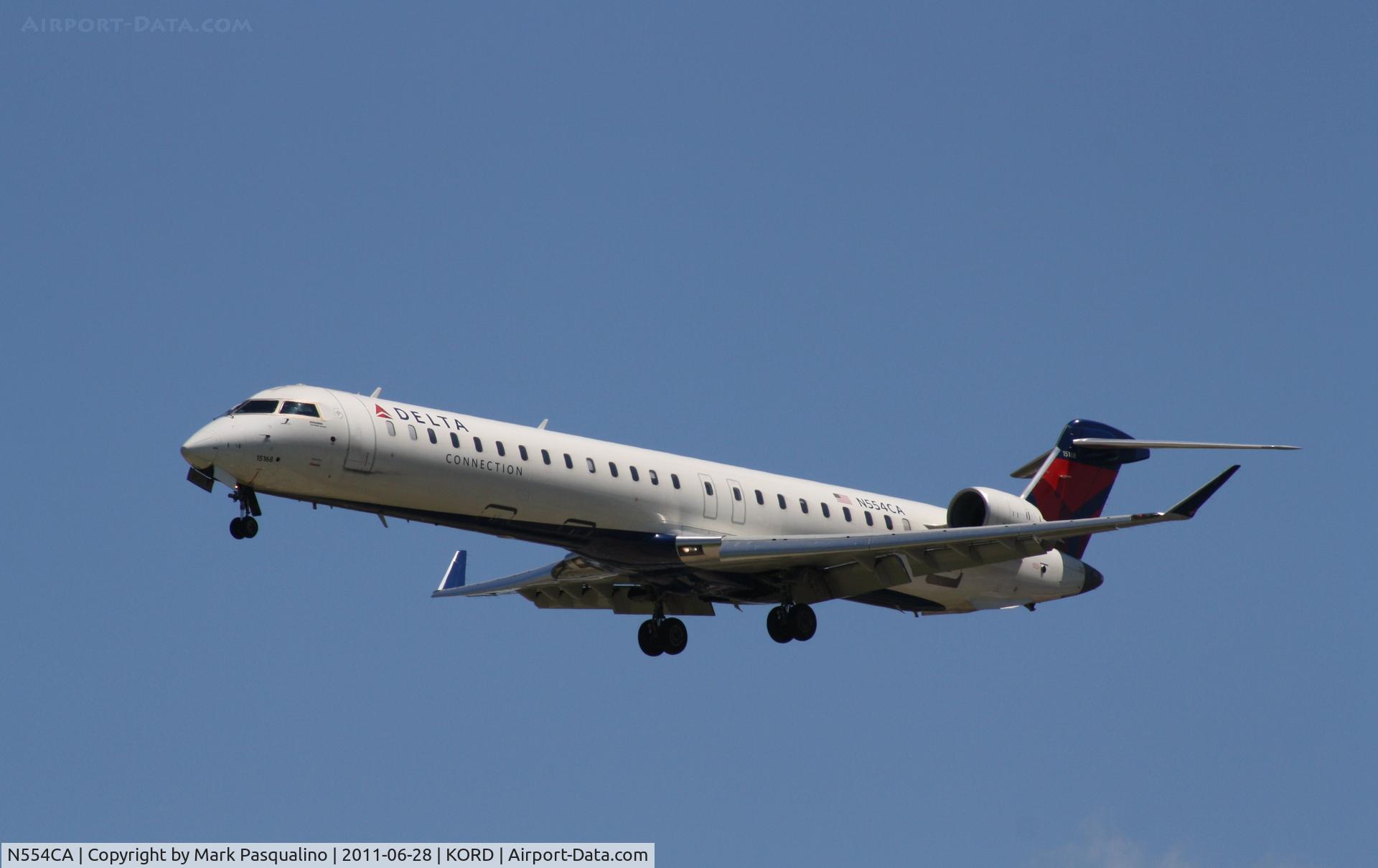 N554CA, 2008 Bombardier CRJ-900ER (CL-600-2D24) C/N 15168, CL600-2D24