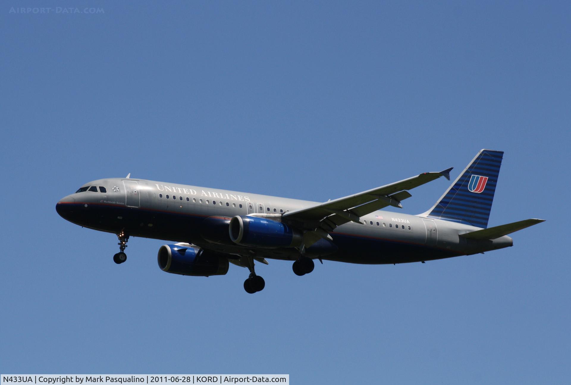 N433UA, 1996 Airbus A320-232 C/N 589, Airbus A320