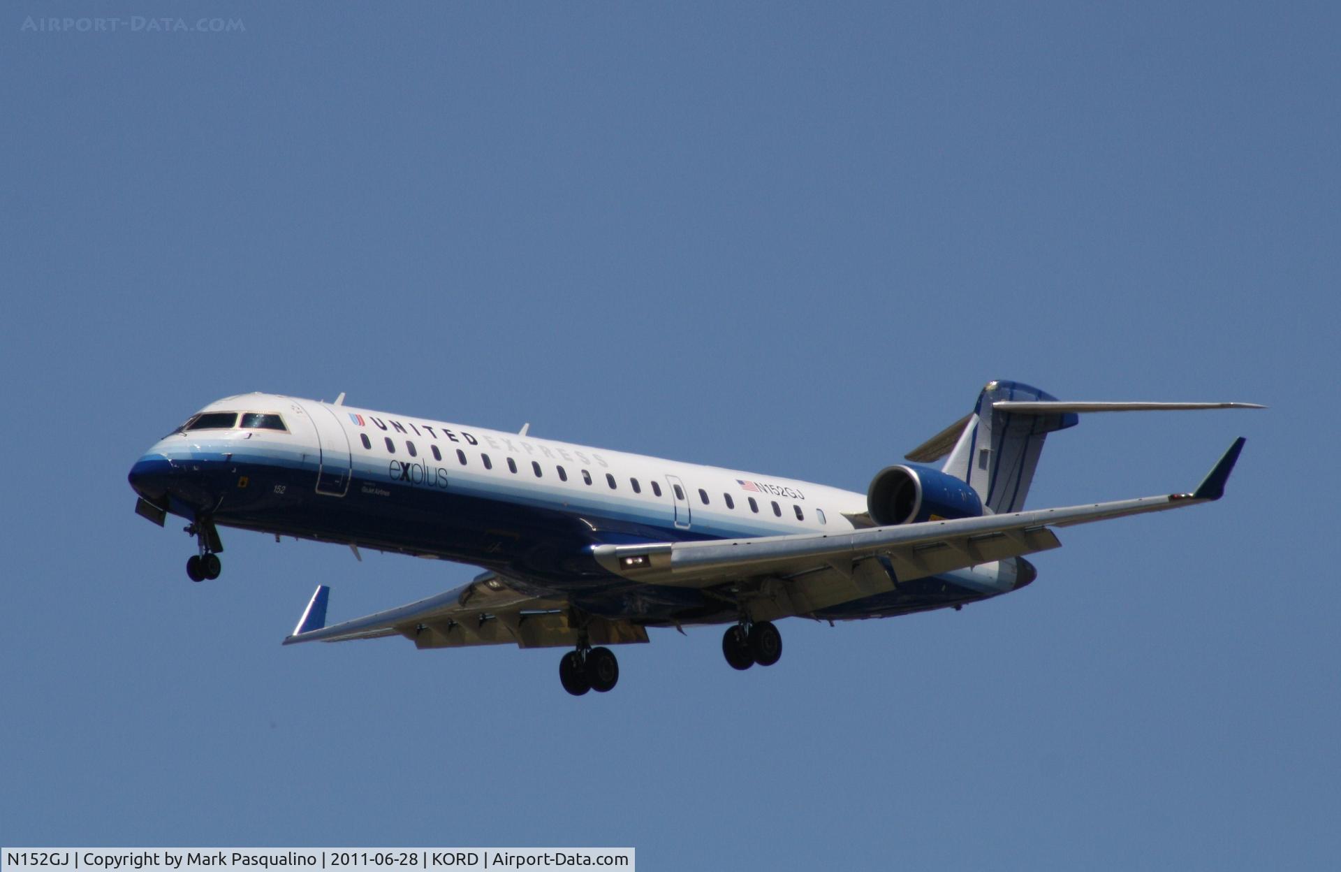 N152GJ, 2005 Bombardier CRJ-702 (CL-600-2C10) Regional Jet C/N 10218, CL-600-2C10