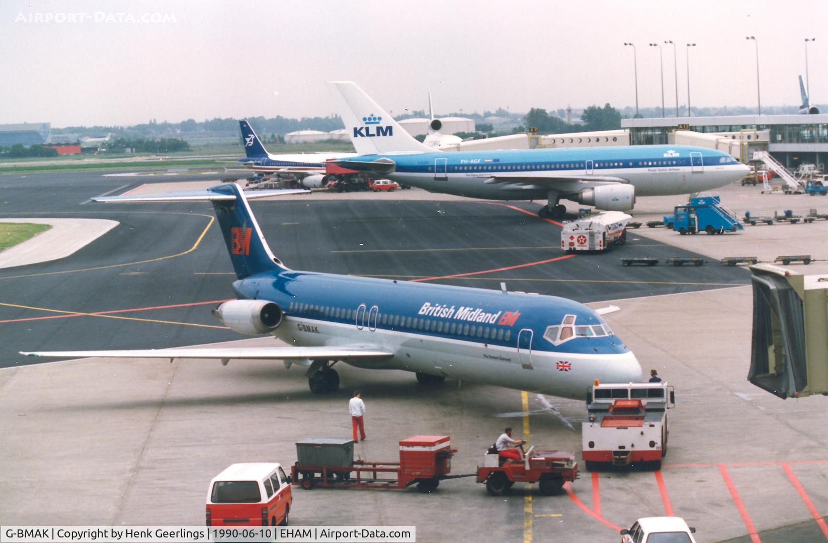 G-BMAK, 1970 Douglas DC-9-32 C/N 47430, BMI - British Midland