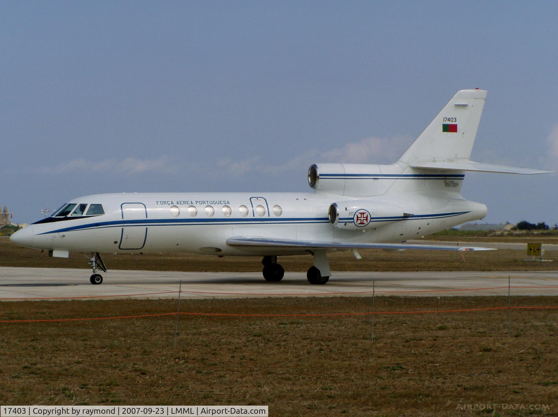 17403, 1990 Dassault Falcon 50 C/N 221, DA50 17403 Portugese Air Force