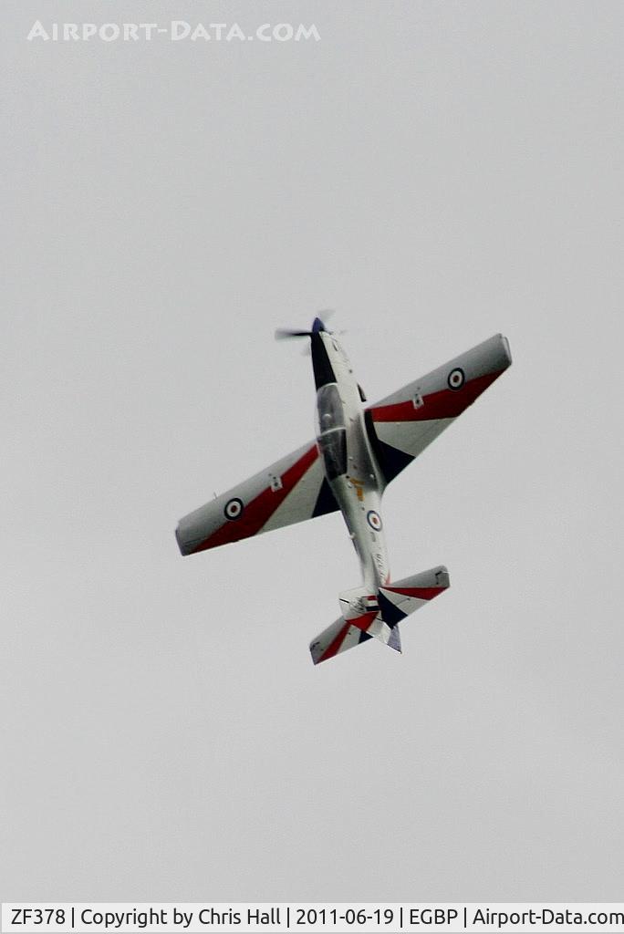 ZF378, 1992 Short S-312 Tucano T1 C/N S121/T92, 2011 Display solo display Tucano at the Cotswold Airshow