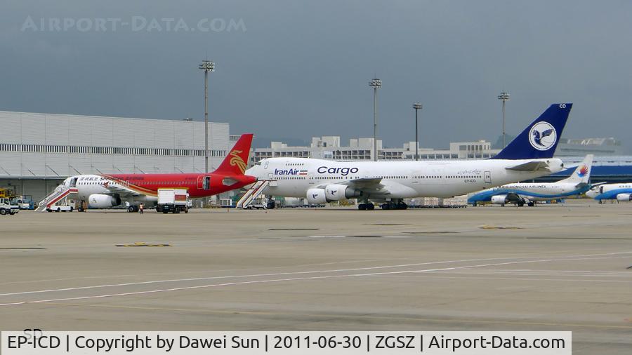 EP-ICD, 1988 Boeing 747-21AC C/N 24134, @shenzhen