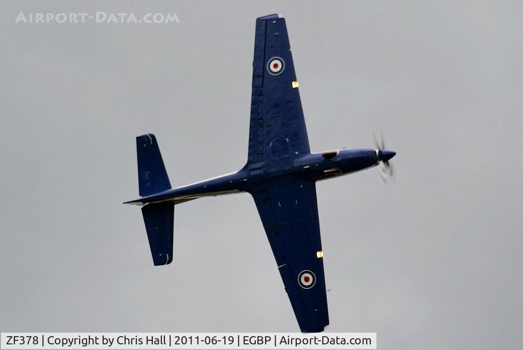 ZF378, 1992 Short S-312 Tucano T1 C/N S121/T92, 2011 Display solo display Tucano at the Cotswold Airshow