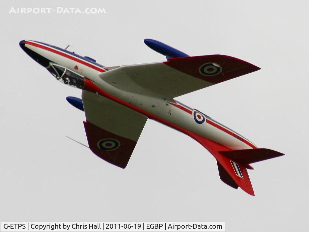G-ETPS, 1956 Hawker Hunter FGA.9 C/N 41H/679959, displaying at the Cotswold Airshow