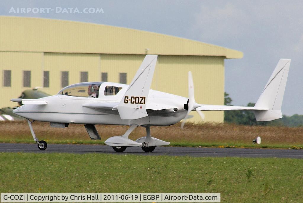 G-COZI, 1993 Co-Z Cozy Mark III C/N PFA 159-12162, visitor to the Cotswold Airshow